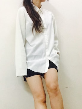 「SO（エスオー）のアイテム（パンツ）」を使った、manaさん（レディース・165cm）の夏コーディネート