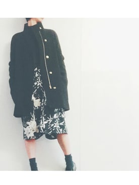 「SO（エスオー）のアイテム（パンツ）」を使った、manaさん（レディース・165cm）の冬コーディネート