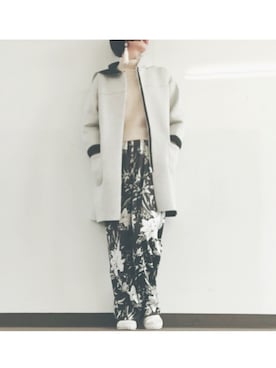 「SO（エスオー）のアイテム（ジャケット/アウター）」を使った、manaさん（レディース・165cm）の冬コーディネート