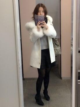 「CECIL McBEE（セシルマクビー）のアイテム（その他アウター）」を使った、shuyiさん（レディース・160cm）の秋コーディネート