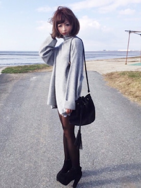 「アイテム（ブーティ）」を使った、うらさん（レディース・160cm・20代）の秋コーディネート