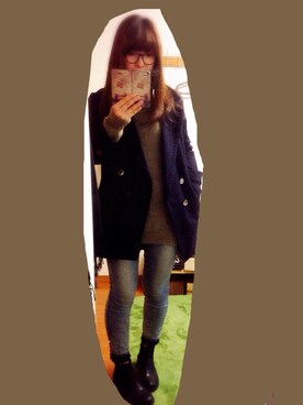 kitsunaさん（レディース・165cm）の冬コーディネート