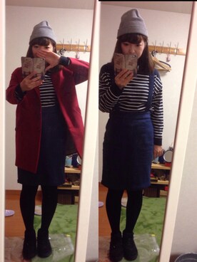 kitsunaさん（レディース・165cm）の冬コーディネート