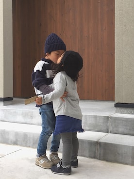 r1kun1naさん（キッズ・110cm）の秋コーディネート