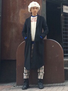 「PAMEO POSE（パメオポーズ）のアイテム（ジャケット/アウター）」を使った、LEOCANDYCANEさん（メンズ・170cm）の秋コーディネート
