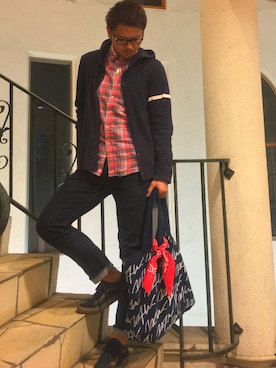 けいにょろさん(メンズ・182cm)の春コーディネート