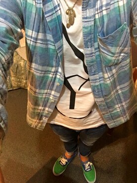 けいにょろさん（メンズ・182cm）の春コーディネート