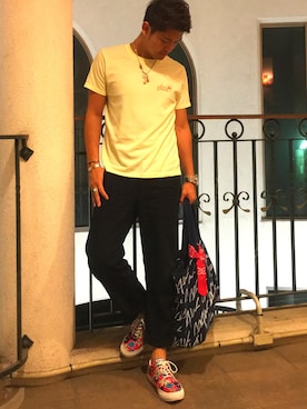 けいにょろさん（メンズ・182cm）の夏コーディネート