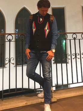 けいにょろさん（メンズ・182cm）の秋コーディネート