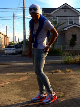 「CARRERA（カレラ）のアイテム」を使った、toshiさん（メンズ・177cm）の夏コーディネート