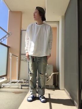 しろーさん（メンズ・167cm）の春コーディネート