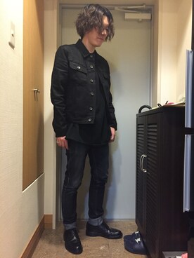 「サタデーズ ニューヨークシティ (Saturdays NYC)」｜「アイテム（デニムジャケット）」を使った、しろーさん（メンズ・167cm）の春コーディネート