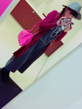 「ハットコーデ」｜もりぞーさん（レディース・165cm）の秋コーディネート