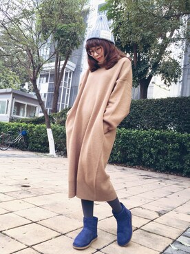 moominさん(レディース・153cm)の冬コーディネート