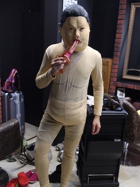 「アイテム（フィギュア）」を使った、加藤晃さん（メンズ・175cm）の秋コーディネート