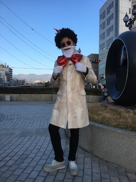 「掃除」｜加藤晃さん（メンズ・175cm）の冬コーディネート