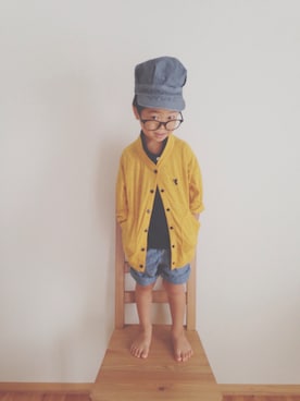 「5歳」｜「アイテム（キャスケット）」を使った、nosukeeeさん（キッズ・110cm）の夏コーディネート