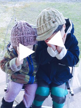 「アイテム（ナイロンジャケット）」を使った、nosukeeeさん（キッズ・110cm）の冬コーディネート