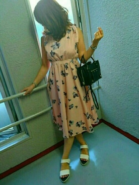 「tocco（トッコ）のアイテム（ワンピース/ドレス）」を使った、ユッピーさん（レディース・162cm）の夏コーディネート