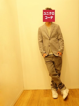 「UNIQLOコーデ」｜ユニクロコーデさん（メンズ・168cm）の春コーディネート