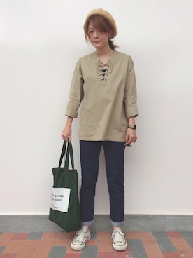 maicoさん（レディース・154cm）の秋コーディネート