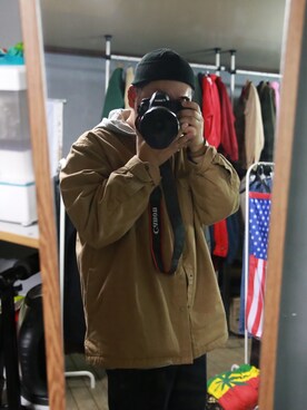 「STYLE」｜「アイテム（カバーオール）」を使った、bfg_ccclosetさん（メンズ・170cm）の秋コーディネート