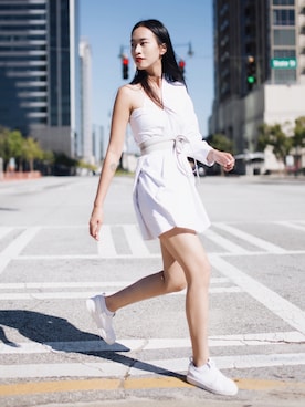 「chambray_wmag」｜Skye Linさん（レディース・173cm）の秋コーディネート