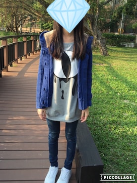 Wan Lingさん（レディース・163cm）の冬コーディネート