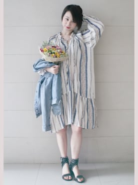 「ISABEL MARANT（イザベルマラン）のアイテム（その他シューズ）」を使った、Saya_Rさん（レディース・164cm）の春コーディネート