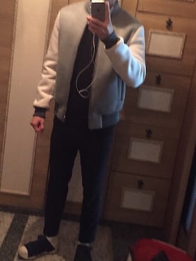「korean」｜「アイテム（ジャケット/アウター）」を使った、Ssunさん（メンズ・175cm）の秋コーディネート