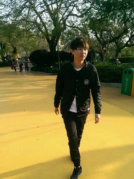 「SQUAD（スクアッド）のアイテム」を使った、小呂的生活態度さん（メンズ・180cm）の秋コーディネート