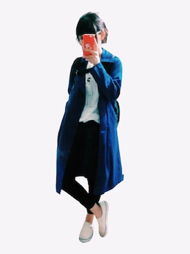 「SEVENDAYS=SUNDAY（セブンデイズサンデイ）のアイテム（トレンチコート）」を使った、こみえさん（レディース・156cm）の春コーディネート