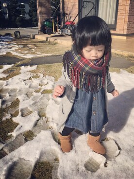 Aliceさん（キッズ・80cm）の秋コーディネート