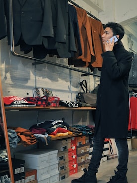 「GENERIC SURPLUS」｜柴咲大樹さん（メンズ・174cm）の秋コーディネート