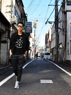 「PUBLISH（パブリッシュ）のアイテム（ジャケット/アウター）」を使った、柴咲大樹さん（メンズ・174cm）の秋コーディネート