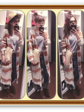 「Ungrid（アングリッド）のフレイドヘムストスリ（デニムパンツ）」を使った、キャサさん（レディース・158cm）の春コーディネート