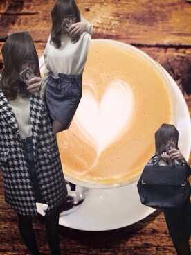 かすみさん（レディース・153cm）の冬コーディネート