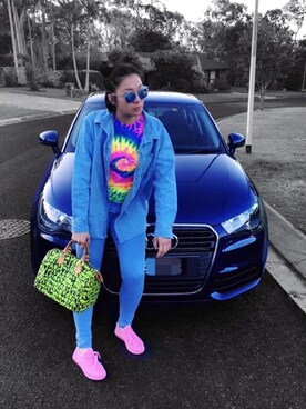 「Factorie（ファクトリエ）のアイテム」を使った、iamprettynerdyさん（レディース・170cm）の秋コーディネート