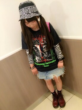 ブーツを使った Ayamo の人気ファッションコーディネート 髪型 ロングヘアー Wear