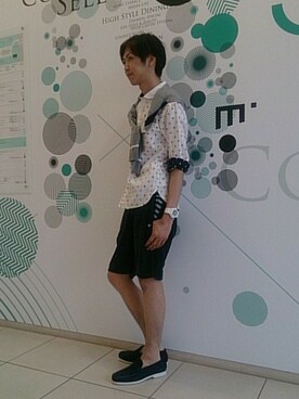 幸長さん（メンズ・180cm）の夏コーディネート