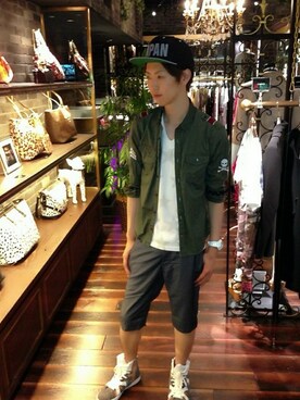 幸長さん(メンズ・180cm)の夏コーディネート