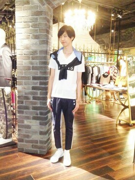 幸長さん（メンズ・180cm）の夏コーディネート