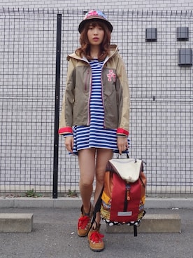 「ALDIES（アールディーズ）のアイテム（ジャケット/アウター）」を使った、ALDIESSTAFFさん（レディース・171cm）の秋コーディネート