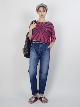 「ALDIES（アールディーズ）のアイテム」を使った、ALDIESSTAFFさん（レディース・164cm）の春コーディネート