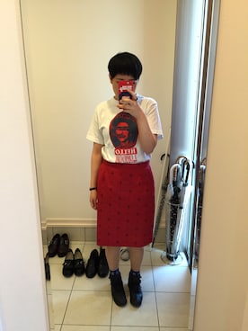 「blAnks（ブランクス）のアイテム」を使った、nkさん（レディース・156cm）の春コーディネート