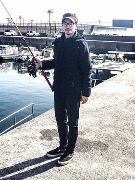 Kazushi Fjさん（メンズ・164cm）の春コーディネート