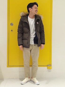 「DANTON（ダントン）のアイテム」を使った、うじさんさん（メンズ・171cm）の秋コーディネート