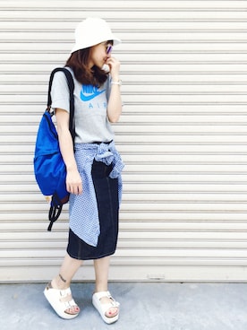 SIZUさん（レディース・156cm）の夏コーディネート
