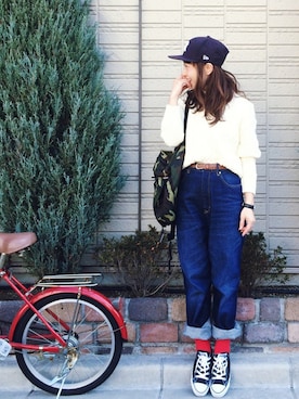 SIZUさん（レディース・156cm）の冬コーディネート