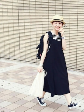 「Aesop（イソップ）のアイテム」を使った、SIZUさん（レディース・156cm）の夏コーディネート